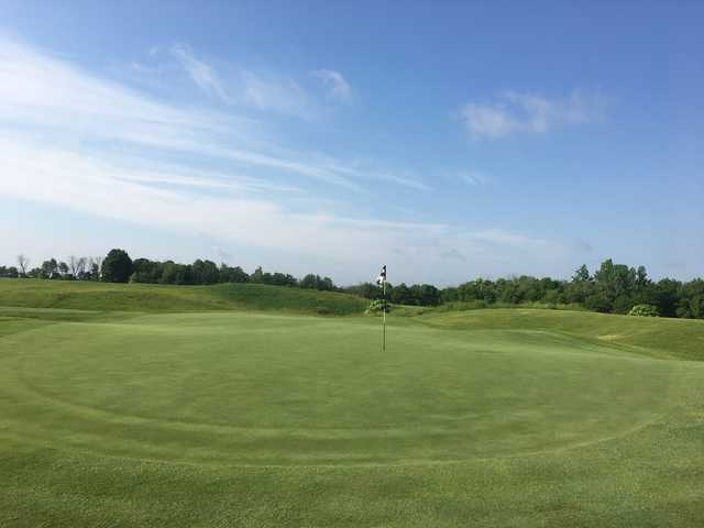 A view of a hole at The Trophy Club.