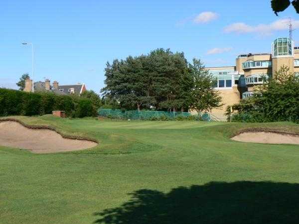 A view of the 11th green at Craigmillar Park Golf Club
