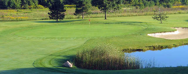 A view of a hole at Riverview Highlands Golf Club.