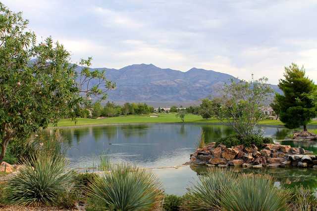 A view over the water from Aliante Golf Course.