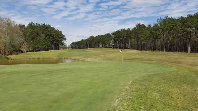 Looking back from the 13th green at The Frog at The Georgian