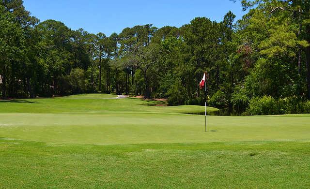 A view of hole #8 at Sea Pines Country Club.