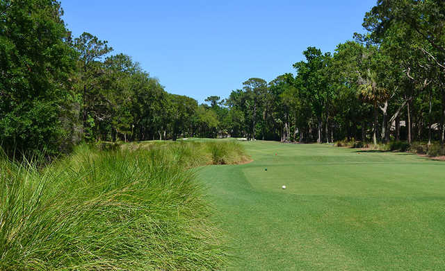 A view from tee #10 at Sea Pines Country Club.