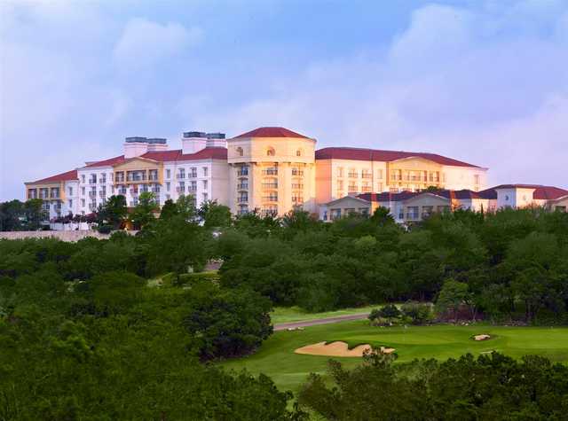 A view of a hole at La Cantera Golf Club.