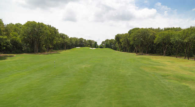 A view from a fairway at Southern Oaks Golf Club.