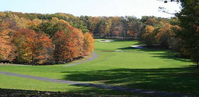 A view of the 13th fairway at Paupack Hills Golf & Country Club.