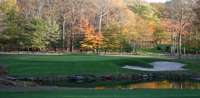 A view of hole #10 at Paupack Hills Golf & Country Club.