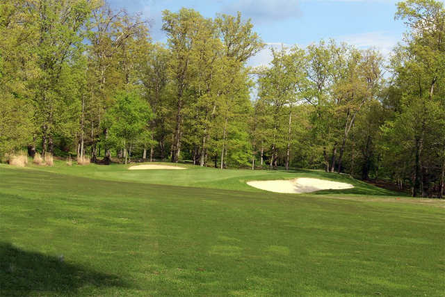 A view of hole #7 at Gunston Course from Fort Belvoir Golf Club.