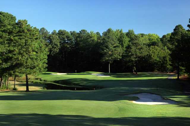 View of green #13 at Beacon Ridge Golf & Country Club.