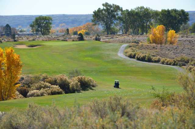 A view of a fairway at Riverview Golf Course.