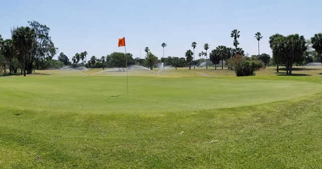 A view of a hole at Valley International Country Club.