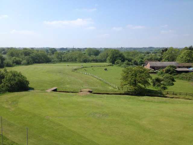 View of the 5th fairway at Parley Golf Centre