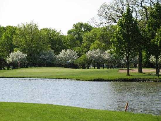 A view of hole #2 at White Pines Golf Course - West Course