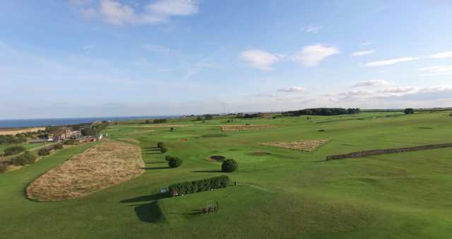 View of the 13th and 12th holes from Whitburn Golf Club