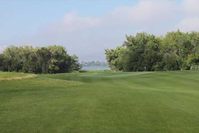 View of the 7th green at TPC Colorado