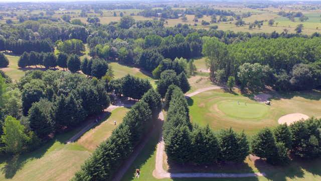 View of 12th and 15th green at Aldersey Green Golf Club