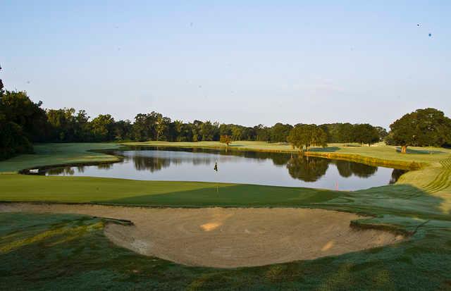 A view of a hole at Santa Maria Golf Club.