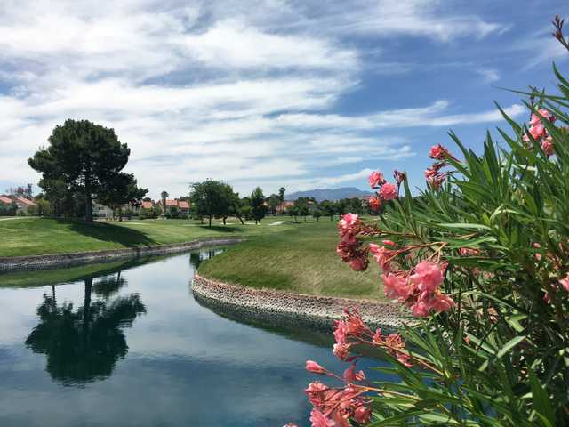 A view over the water from Spanish Trail Country Club.