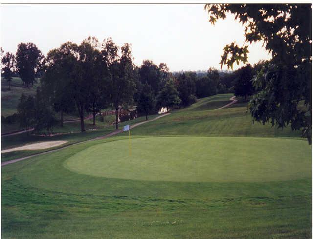 A view of hole #12 at Tanglewood Golf Course