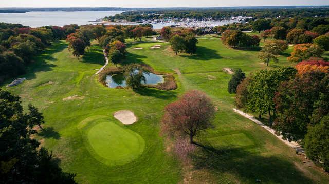 Aerial view from Harbor Lights Golf & Country Club