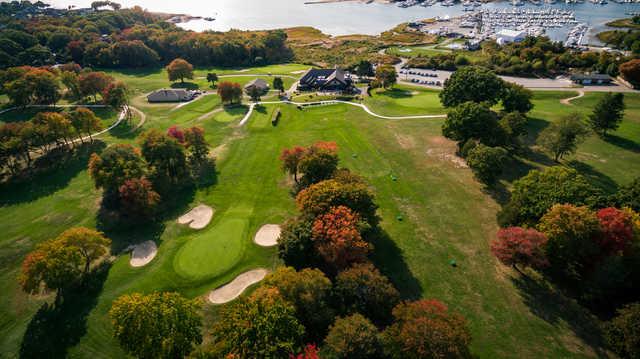 Aerial view from Harbor Lights Golf & Country Club