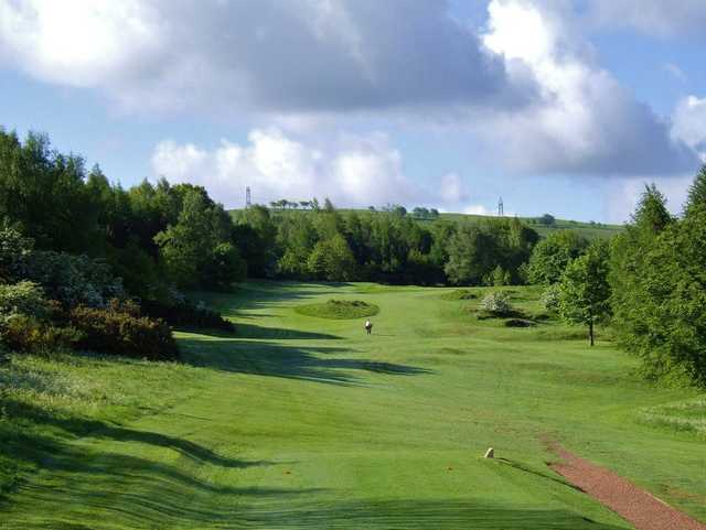 View of the 2nd hole at Cochrane Castle Golf Club