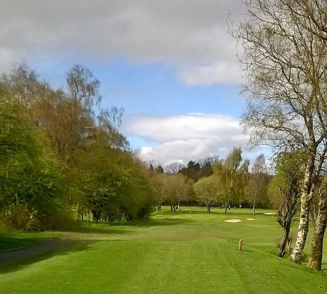 View of the 14th hole at Cochrane Castle Golf Club