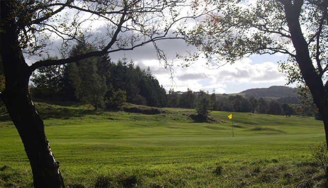 View of the 4th hole at Cochrane Castle Golf Club