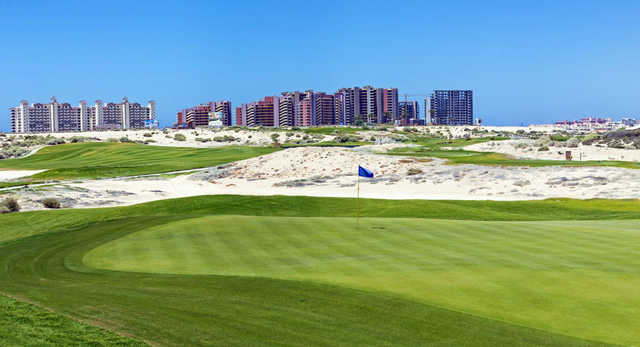 A view of the 15th green from The Links at Las Palomas Resort Golf Club.