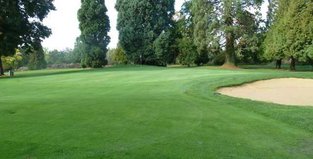 A view of a hole at Eastmoreland Golf Course.