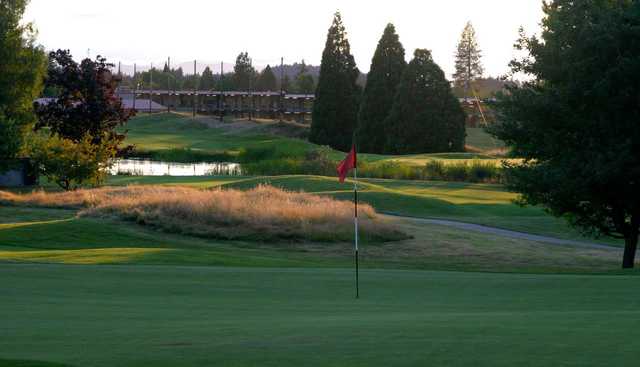 A view of a hole at RedTail Golf Center.