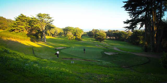 A view of a hole at Gleneagles GC at McLaren Park