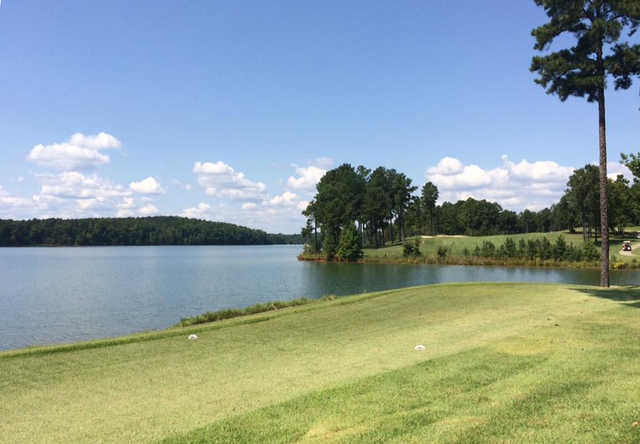 A view from tee #16 from Arrowhead Pointe At Lake Richard B. Russell.