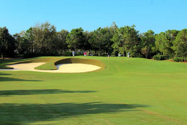 A view of a green at Regatta Bay Golf & Yacht Club.
