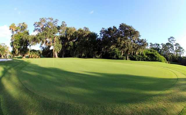 A view of a green from South at Daytona Beach Golf & Country Club.