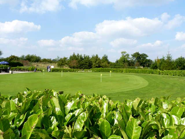 View of the putting green at Aylesbury Vale Golf Club