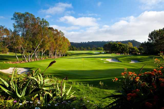 A view of the 10th green at Aviara Golf Club.