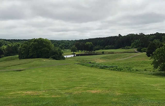 A cloudy day view from The Manor Golf Club.