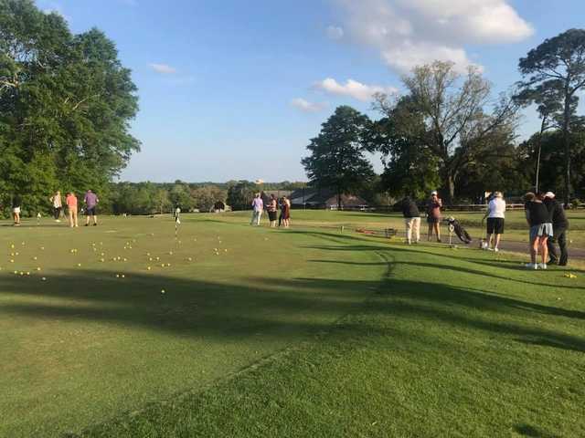 A view of the practice area at Scenic Hills Country Club.