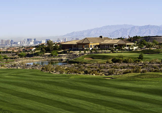 Looking back from the 17th tee at Rio Secco