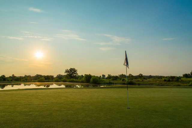 A view of a hole at Champions Pointe Golf Club.