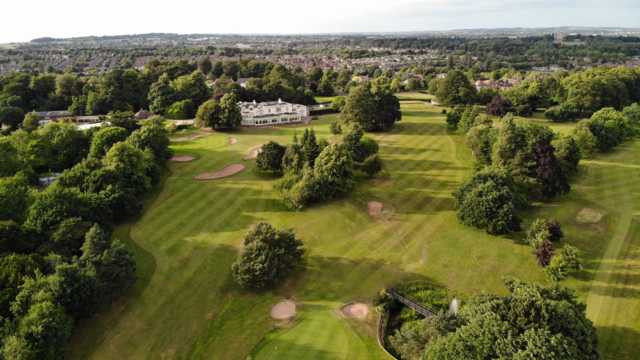 Aeria view from Beeston Fields Golf Club