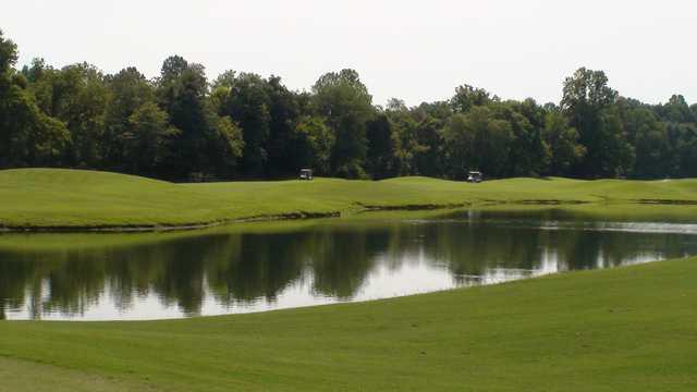 A view over the water from Larkin Golf Club.