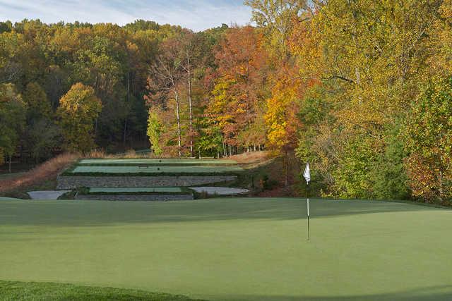 A view of hole #12 from TPC Potomac at Avenel Farm.