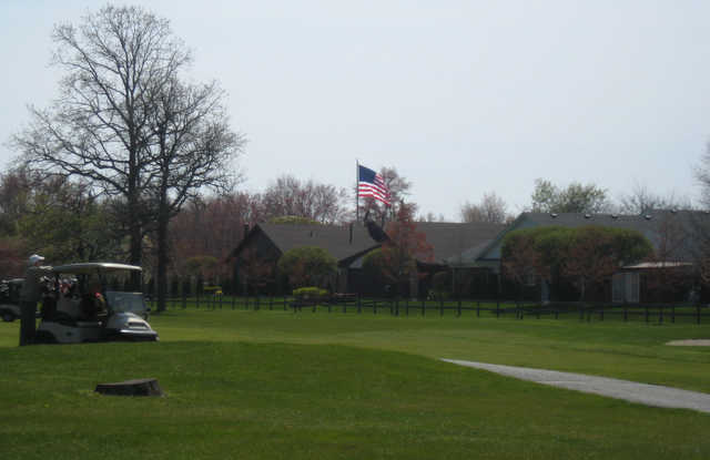 A view of a fairway at Saint Clair Shores Country Club.