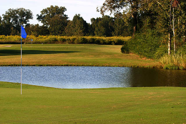 A view of a green at Beaver Creek Golf Course.