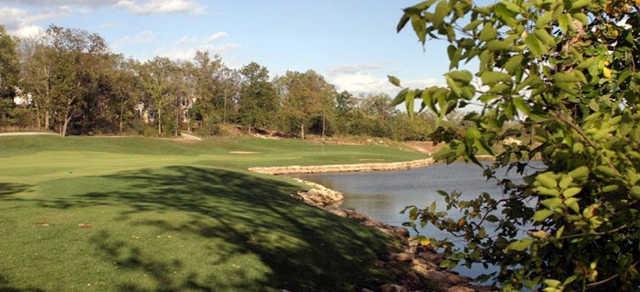 A view of the 1st hole at Falcon Valley Golf Course.