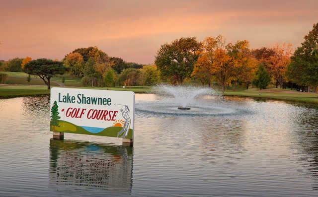 A fall day view from Lake Shawnee Golf Course.