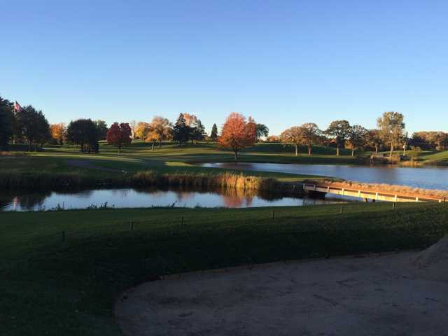 A fall day view from Midland Hills Country Club.