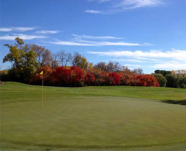 A view of a green at Midland Hills Country Club.